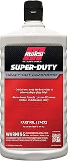 Malco Super Duty Heavy Cut Compound - Professional Cutting, Polishing and Finishing Compound/for Auto Paint Correction, Detailing and Buffing / 32 oz. (127632)
