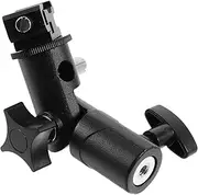 CONGARTENO Flash Stand Bracket Metal Flash Lamp Holder for Camera 1/4 3/8 Socket Easy to Use for Photography