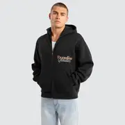 [Nomadic Paradise] Fingal Zip Jumper Anthracite Black