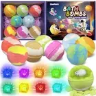 Bath Bombs for Kids with Toys Inside, 8 Light up Bath Bomb of Solar System Se...