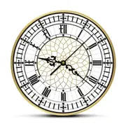 Big Ben Clock Contemporary Modern Wall Clock Retro Silent Non Ticking Wall Watch