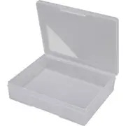 FISCHER PLASTIC 1H029 1 Compartment Storage Box Medium Plastic Case 1 Compartment (Medium) 195Mm