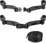 2 Pack Universal Backpack Chest Strap, Adjustable Replacement Backpack Sternum Strap Chest Harness Secures Chest Belt with Quick Release Buckle Outdoor Backpack Accessories