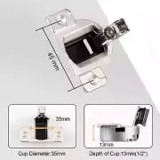 (4 Pack )Blum 110 Degrees Screw on Self Closing Compact 33 Hinge Plates Required