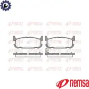 BRAKE PAD SET DISC BRAKE 0853.12 FOR MAZDA MX-5II B6MC/B6MU 1.6L BP5A 1.8L 4cyl