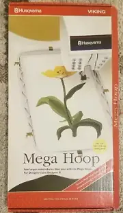 Husqvarna Viking MEGA EMBROIDERY HOOP Designer I & II Series System 5 Upgrade CD