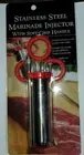 Charcoal Companion CC5160 Stainless Steel and TPR Marinade Injector