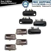 Outside Exterior Brown Inside Interior Door Handle Bezel Kit 12pc for Camry