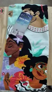 Disney Encanto Towel Hola Casita by Disney Super Soft for Beach, Pool, and Bath