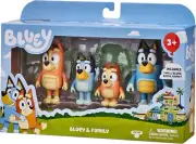 NEW Bluey & Family Figures 4-Piece Collect The World of Bluey Set - Adorable! ❤️