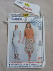 BURDA 8378 PLUS SIZE SKIRT with godet or slits size 18 20 22 24 26 28 30 32