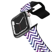 Apple Watch Series 4-6, SE (44mm) Impact Band Galaxy White Chevron