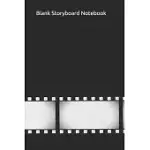 BLANK STORYBOARD NOTEBOOK: STORYBOARD SKETCHBOOK PAPER TEMPLATE PANEL PAGES FOR STORYTELLING