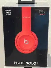 Beats Solo 3 MX472LLA Solo3 Wireless On-Ear Apple W1 Headphones Special Edit Red