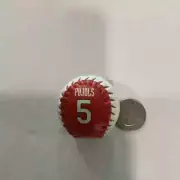 HOF Albert Pujols Cardinals Mini Commemorative Baseball Steiner Sports 2004