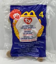 TY McDonalds Beanie Babies Premium #4 Spunky Cocker Spaniel