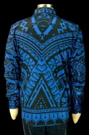 Robert Graham Seven Seas NWT $298 Tropical Tribal Printed Sport Shirt Medium