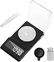 Milligram Scale, 100g/0.001g High Precision Mg Scale, Professional Jewelry Weighing Gram Scale with Backlit LCD Display, Digital Powder Scales for Weighing Powder Gem Jewelry