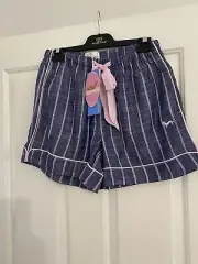 Peter Alexander Ladies Pyjama Shorts Navy Stripe Medium