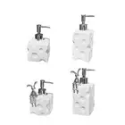 Manual Soap Dispenser Avioding Waste Ceramic Sturdy Salon Dispenser Hand Soap