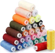 30 Colors Sewing Thread Assortment Coil, Betterjonny Polyester 250 Yard Sewin...