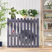 Wooden Trash can Fence Decorate,air Conditioner Fence for Outside,Patio Pool Equipment Enclosure,Ventilation Air Conditioning Cover,Garden Privacy Fence Panels,Can be Used for Plant Display Stands. (
