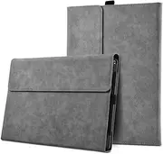 [xisiciao] Case for Surface Pro 7 Plus/Pro 7 / Pro 6 / Pro 5 / Pro 4 with Stylus Holder, Multiple Angle Polyester Slim Lightweight Cover, Compatible with Type Cover Keyboard
