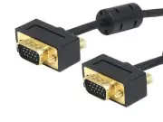 Ultra Slim SVGA Super VGA M/M Monitor Cable - 1.5 Feet With Ferrites | 30/32AWG