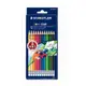 STAEDTLER MS14450NC12可擦式色鉛筆12色紙盒裝