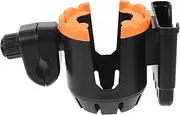 HAMPPLIES Walker Cup Holder for Seniors Stroller Cup Rack Fit for Wheelchairs Trolleys and Bed Railings Convenient Drink Stand for Travel Mugs Bottles and Beverages
