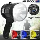 200000Lm LED Searchlight Spotlight Hand Torch Work Light Lamp USB Rechargeable
