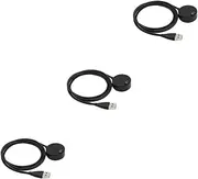 Angoily 3pcs Compatible USB Charging Cable for Charging Dock Smooth Polished Fast Transfer Rate for Laptop Use Portable Charger for Data and Power