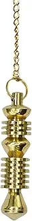 Double ISIS - Openable Gold Metaphysical Metal Dowsing Pendulums for Divination, Meditation and Reiki Healing MP21