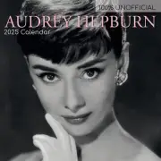 Gifted Stationery Co, Audrey Hepburn 2025 Wall Calendar