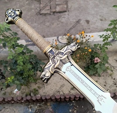 Albion Conan the Barbarian movie Replica Sword Atlantean High Steel Sword+Sheath