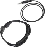 Throat Mic Headset,Air Acoustic Tube Earpiece Heavy Duty Universal,Military Grade Tactical Throat Mic Headset Retractable Throat Mic Talkie 12 and 15 Inch