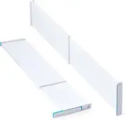 YouCopia Deep Drawer Dividers Restickable Adjustable Organizer Storage 2 Divider