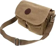 [Minkissy] Shoulder Bags Messenger Men Man Bag Satchel Vintage Travel Bag Is for Storage Bag Casual Bag Fashionable Male Bag Canvas Khaki