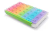 Moisture Resistant Pill Box Organizer Monthly 28 Days Case Dust Proof Vitamins