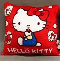 在飛比找Yahoo!奇摩拍賣優惠-Hello Kitty 30X30公分 方枕 保暖枕 暖手枕