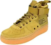 [Nike] SF AF1 Air Force Mid GS Hi Top Trainers AJ0424 Sneakers Shoes (UK 6 us 7Y EU 40, Desert Moss 300)