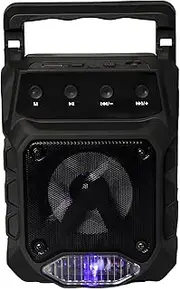 Solar Outdoor Speakers - Waterproof Solar Powered Stereo Bass Outdoor Speaker - Portable Rechargeable Wireless Speaker with LED Light, Outdoor Speaker System for All Seasons Mercenary