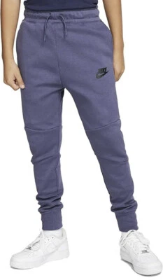 Nike Boy’s Tech Fleece Joggers Size M Sanded Purple/Gridiron Black 804818 557