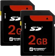 Synergy Digital 2GB SD Memory Cards - Pack of 2
