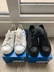 Adidas Stan Smith Lux White Black & Black size 10 Original All