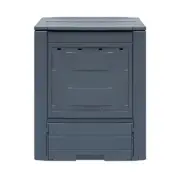 Garden Composter Grey 60 X 60 X 73 Cm 260 L
