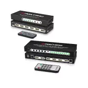 4K 60Hz HDMI 2.0 Switch 4 in 1 Out with Audio Extractor and ARC,and PONYBRO U...