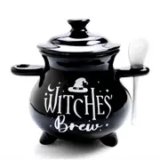 Witches' Brew Cauldron Soup Bowl and Spoon