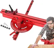 Table Saw Precision Miter Gauge System | Extension Fence System,Miter Saw Fence, Extension Fence System with Telescoping Fence, Miter Guide for Table Saw