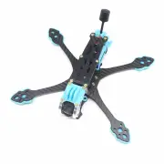 HSKRC MAK5 225mm Wheelbase 5mm Arm Thickness X Type 5 Inch Frame Kit Support DJI O3 Air Unit for RC Drone FPV Racing